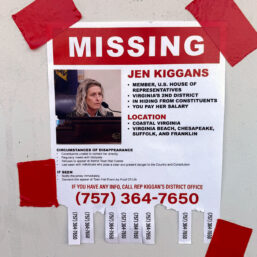 Congress: Missing Person Rep Jen Kiggans (VA-02)